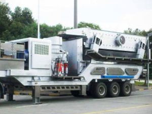 輪胎移動(dòng)式建筑垃圾處理生產(chǎn)線