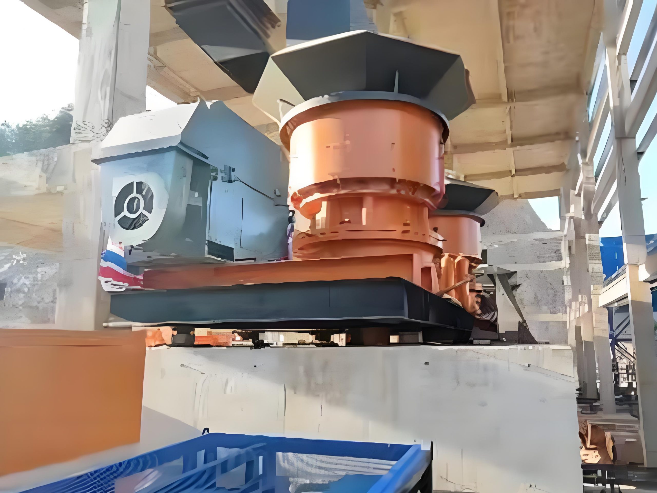 立式復(fù)合破碎機(jī)破碎過(guò)程變緩的原因分析 1 立式复合破碎机破碎过程变缓的原因分析 - 复合破碎机故障分析(images 1)